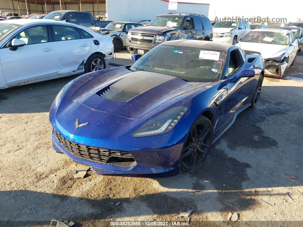 2017 Chevrolet Corvette Stingray Blue vin: 1G1YB2D76H5118819