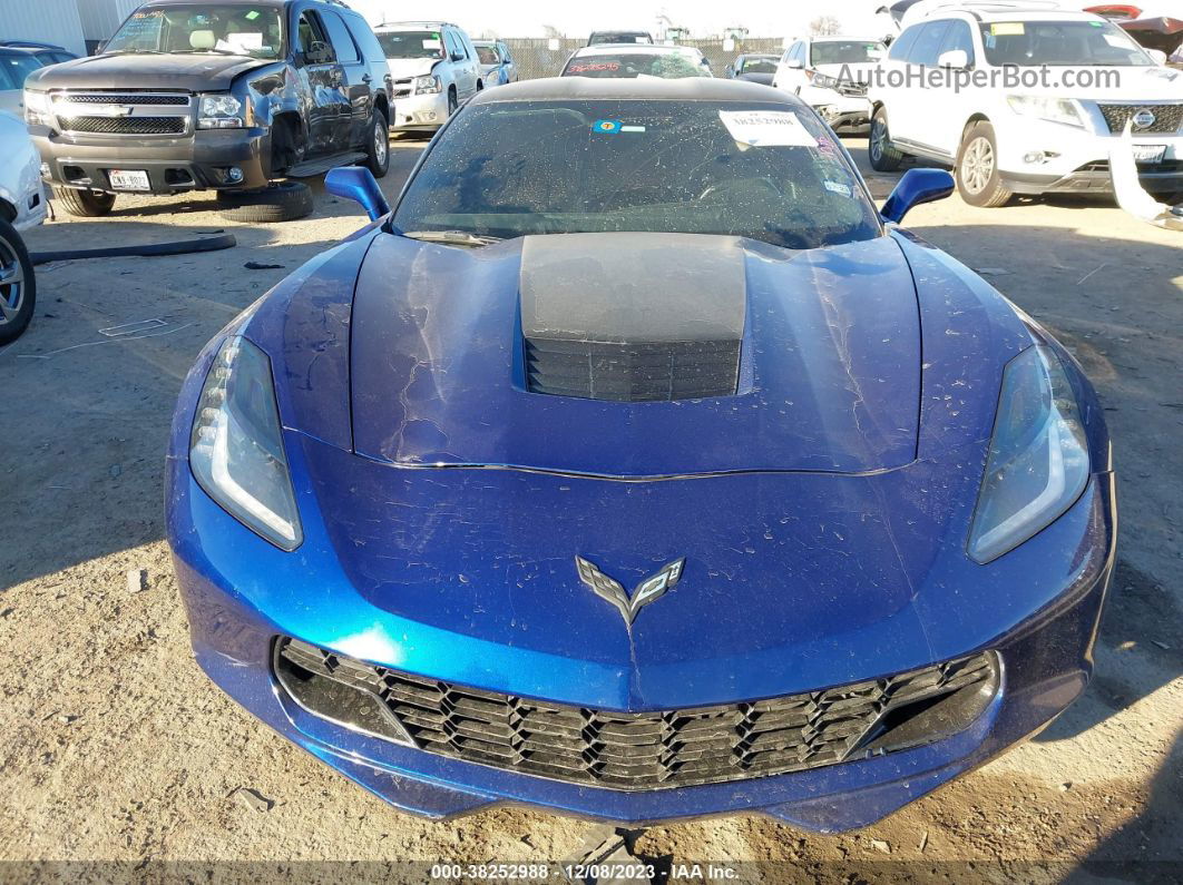 2017 Chevrolet Corvette Stingray Blue vin: 1G1YB2D76H5118819