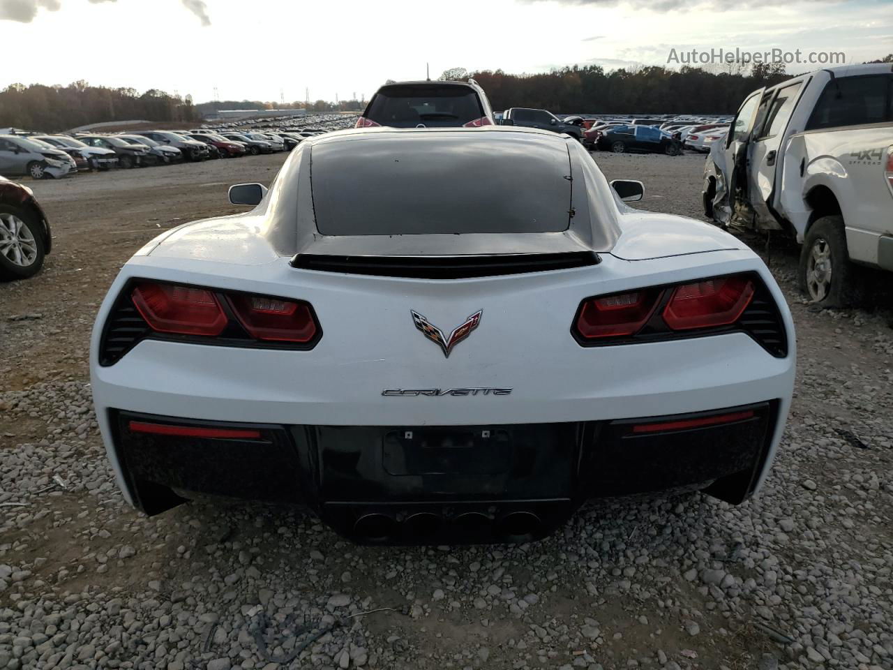 2017 Chevrolet Corvette Stingray 1lt White vin: 1G1YB2D77H5114603