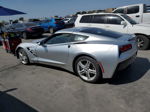 2017 Chevrolet Corvette Stingray 1lt Silver vin: 1G1YB2D78H5115906