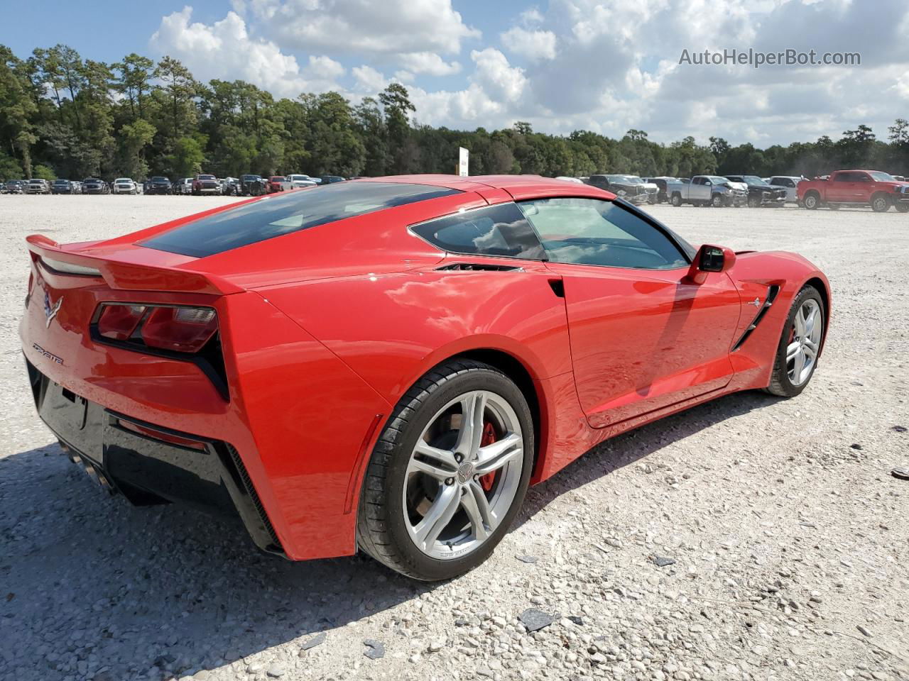 2017 Chevrolet Corvette Stingray 1lt Red vin: 1G1YB2D78H5123858