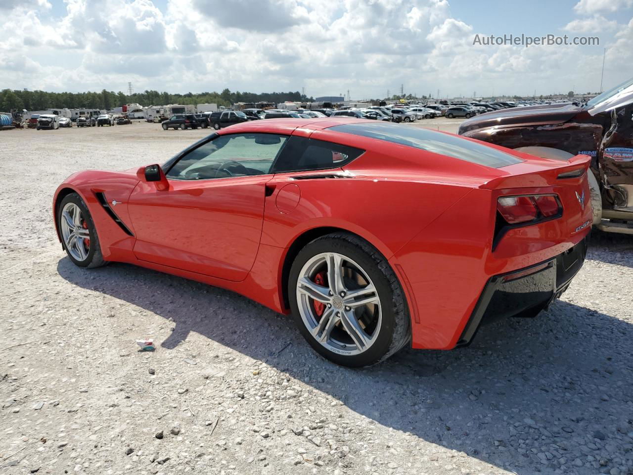 2017 Chevrolet Corvette Stingray 1lt Red vin: 1G1YB2D78H5123858