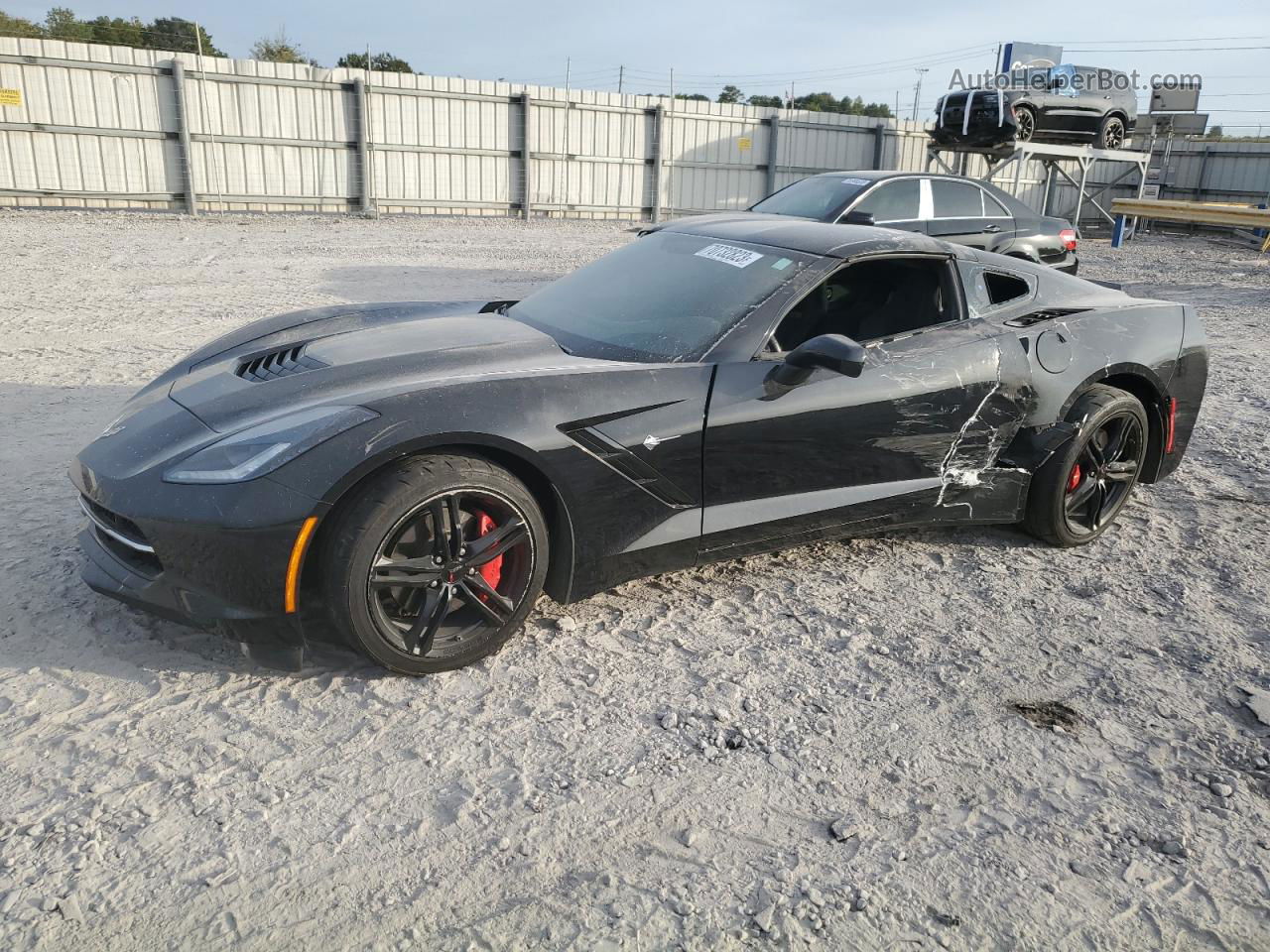 2017 Chevrolet Corvette Stingray 1lt Black vin: 1G1YB2D79H5103831