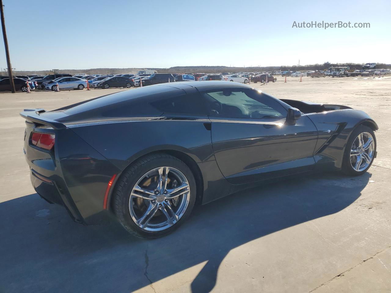 2017 Chevrolet Corvette Stingray 1lt Серый vin: 1G1YB2D7XH5108987