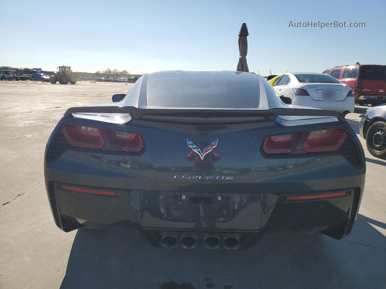 2017 Chevrolet Corvette Stingray 1lt Серый vin: 1G1YB2D7XH5108987