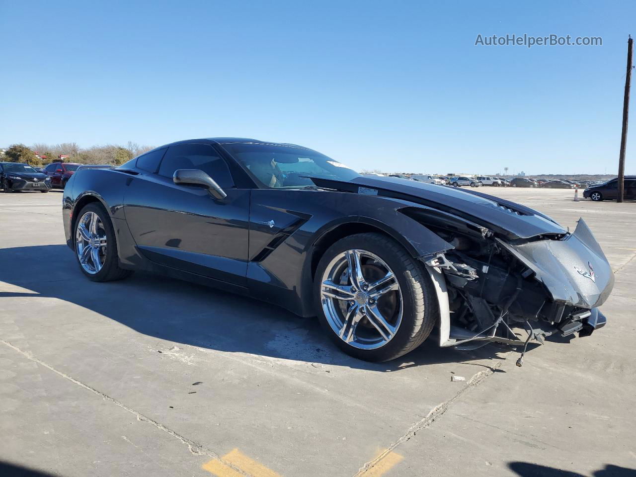 2017 Chevrolet Corvette Stingray 1lt Gray vin: 1G1YB2D7XH5108987