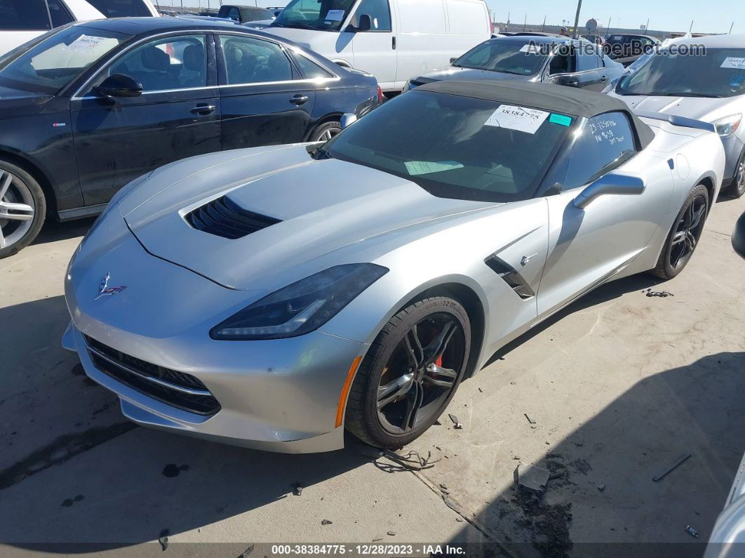 2017 Chevrolet Corvette Stingray Silver vin: 1G1YB3D7XH5119638