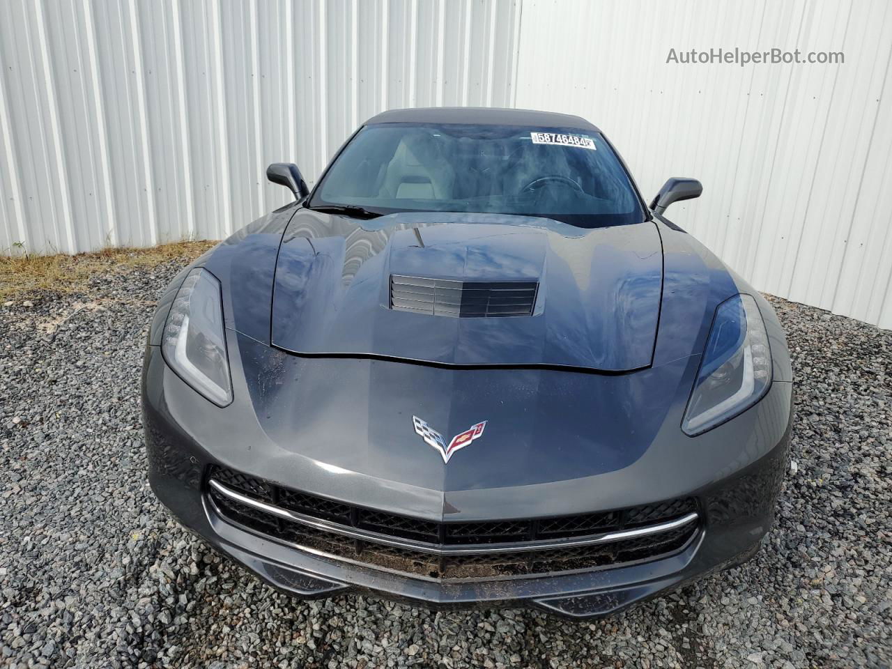 2017 Chevrolet Corvette Stingray 1lt Gray vin: 1G1YB3D7XH5121387