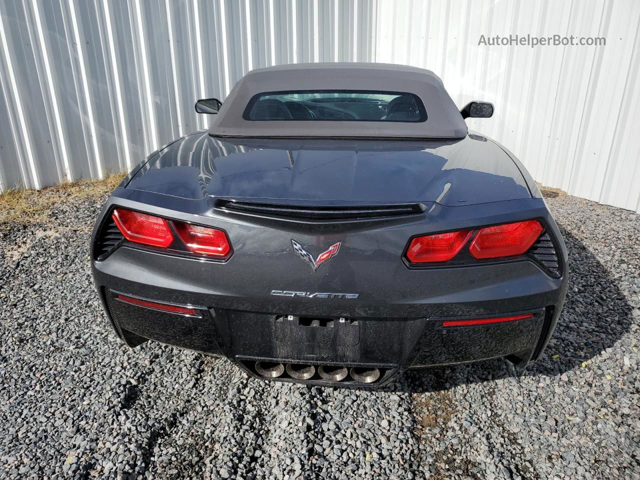 2017 Chevrolet Corvette Stingray 1lt Gray vin: 1G1YB3D7XH5121387