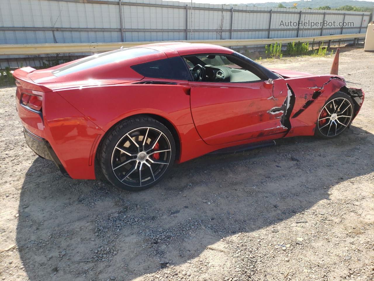 2017 Chevrolet Corvette Stingray 2lt Red vin: 1G1YD2D71H5113280