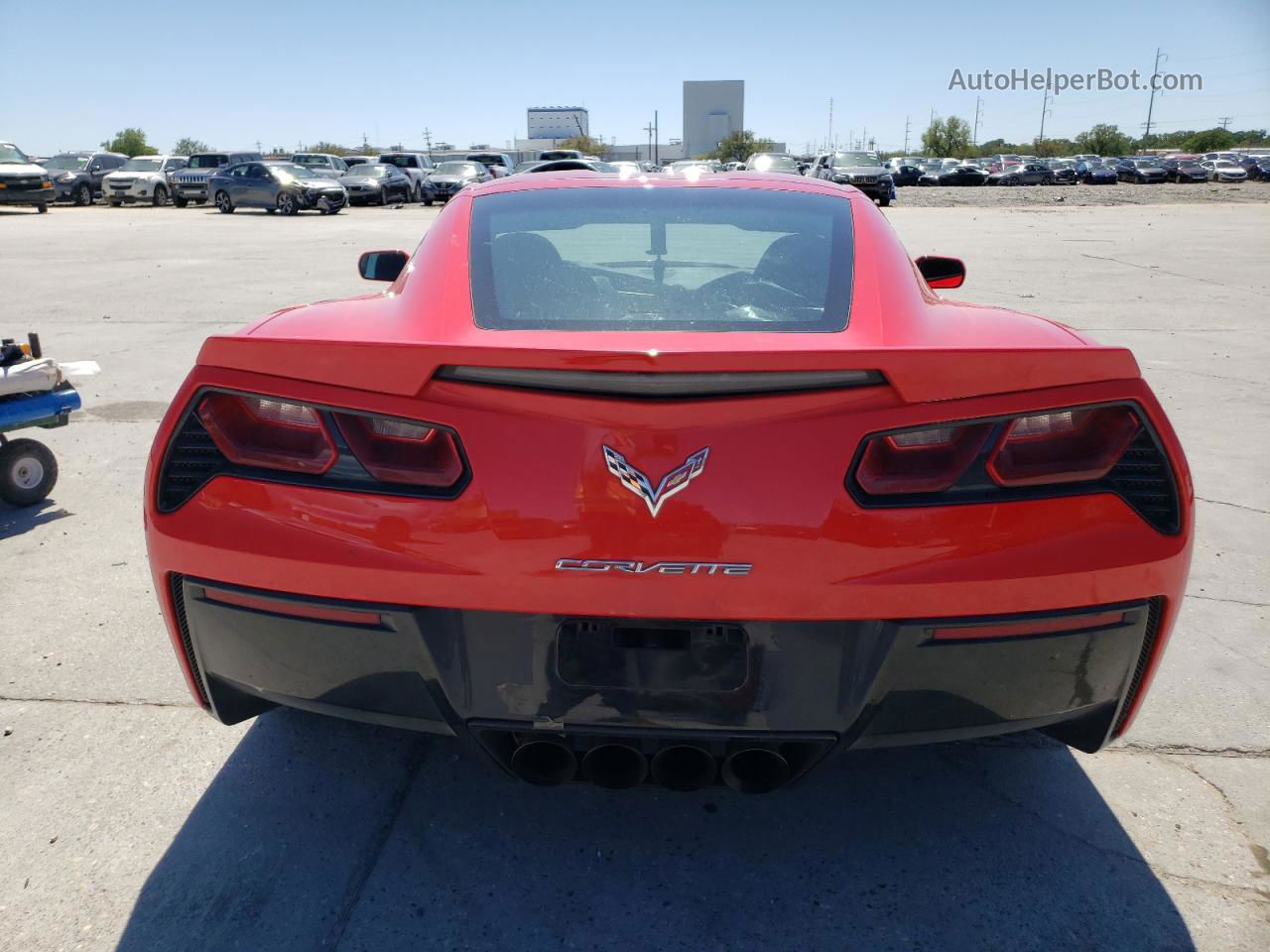 2017 Chevrolet Corvette Stingray 2lt Красный vin: 1G1YD2D74H5102046