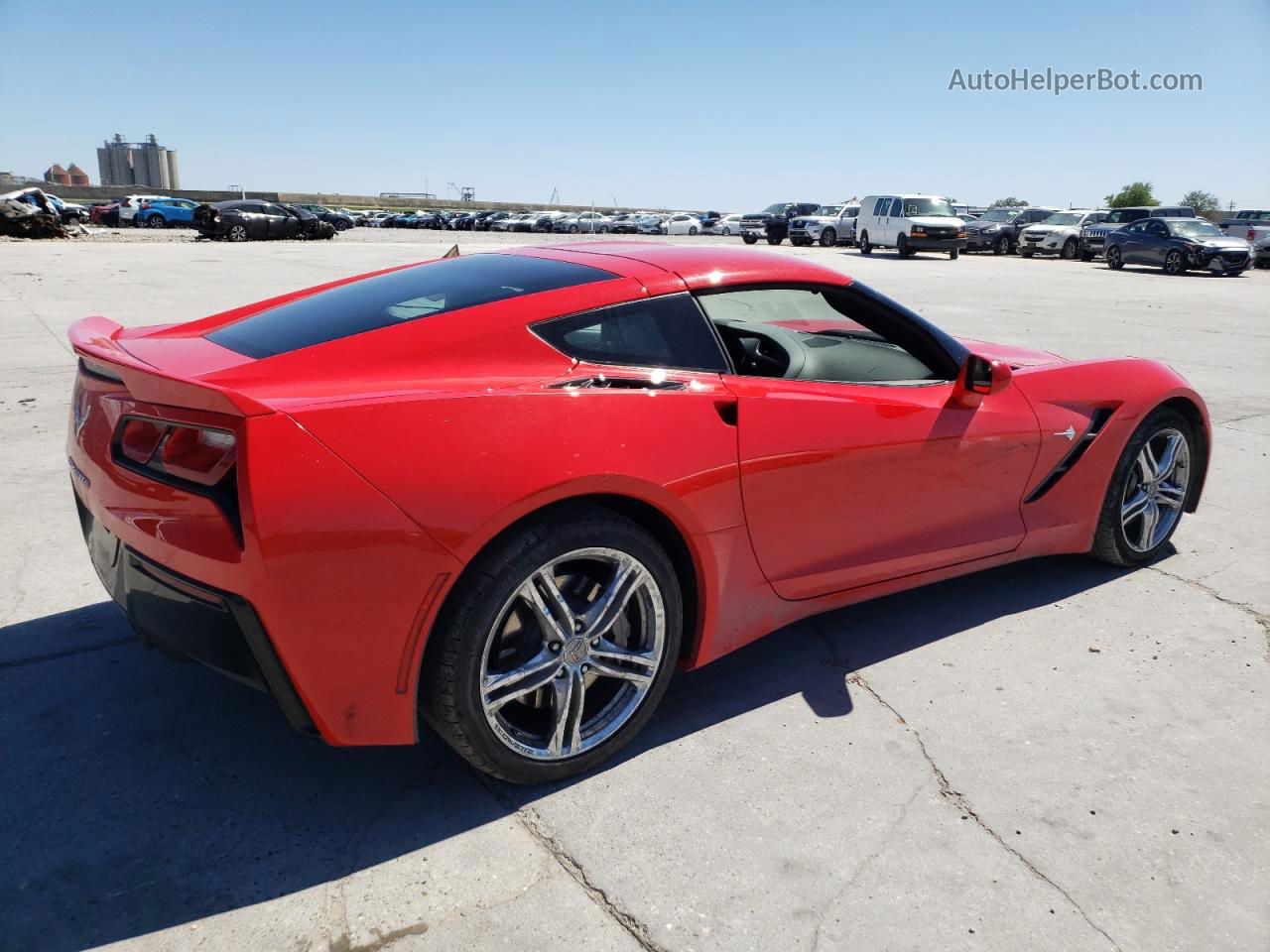 2017 Chevrolet Corvette Stingray 2lt Красный vin: 1G1YD2D74H5102046