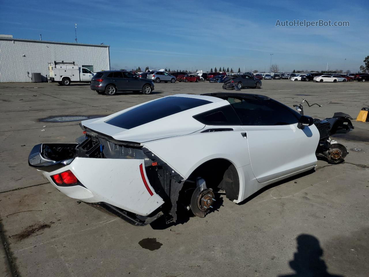 2017 Chevrolet Corvette Stingray 2lt White vin: 1G1YD2D74H5106923