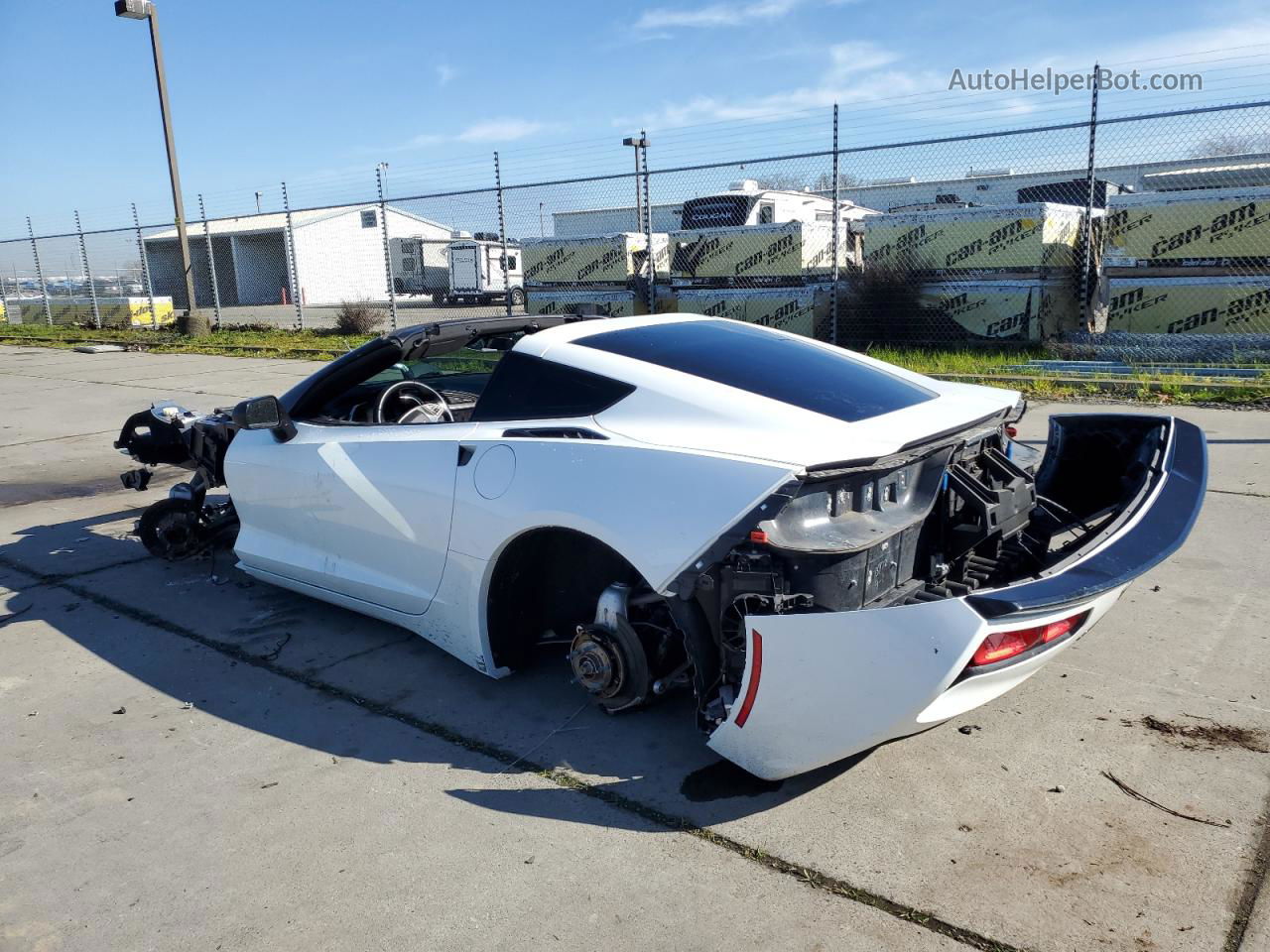 2017 Chevrolet Corvette Stingray 2lt White vin: 1G1YD2D74H5106923