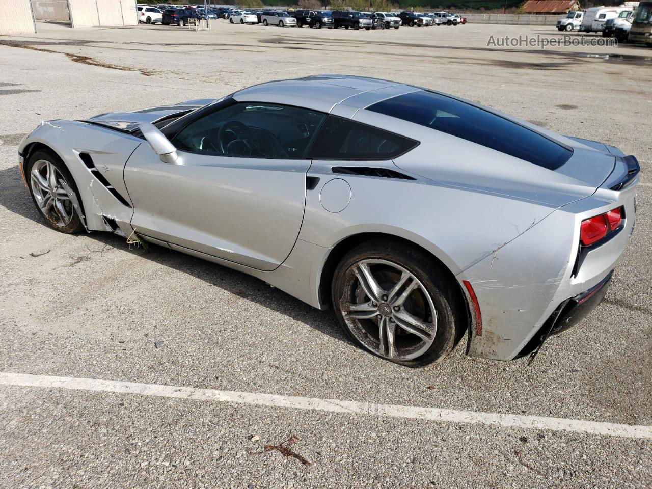 2017 Chevrolet Corvette Stingray 3lt Silver vin: 1G1YF2D78H5114422