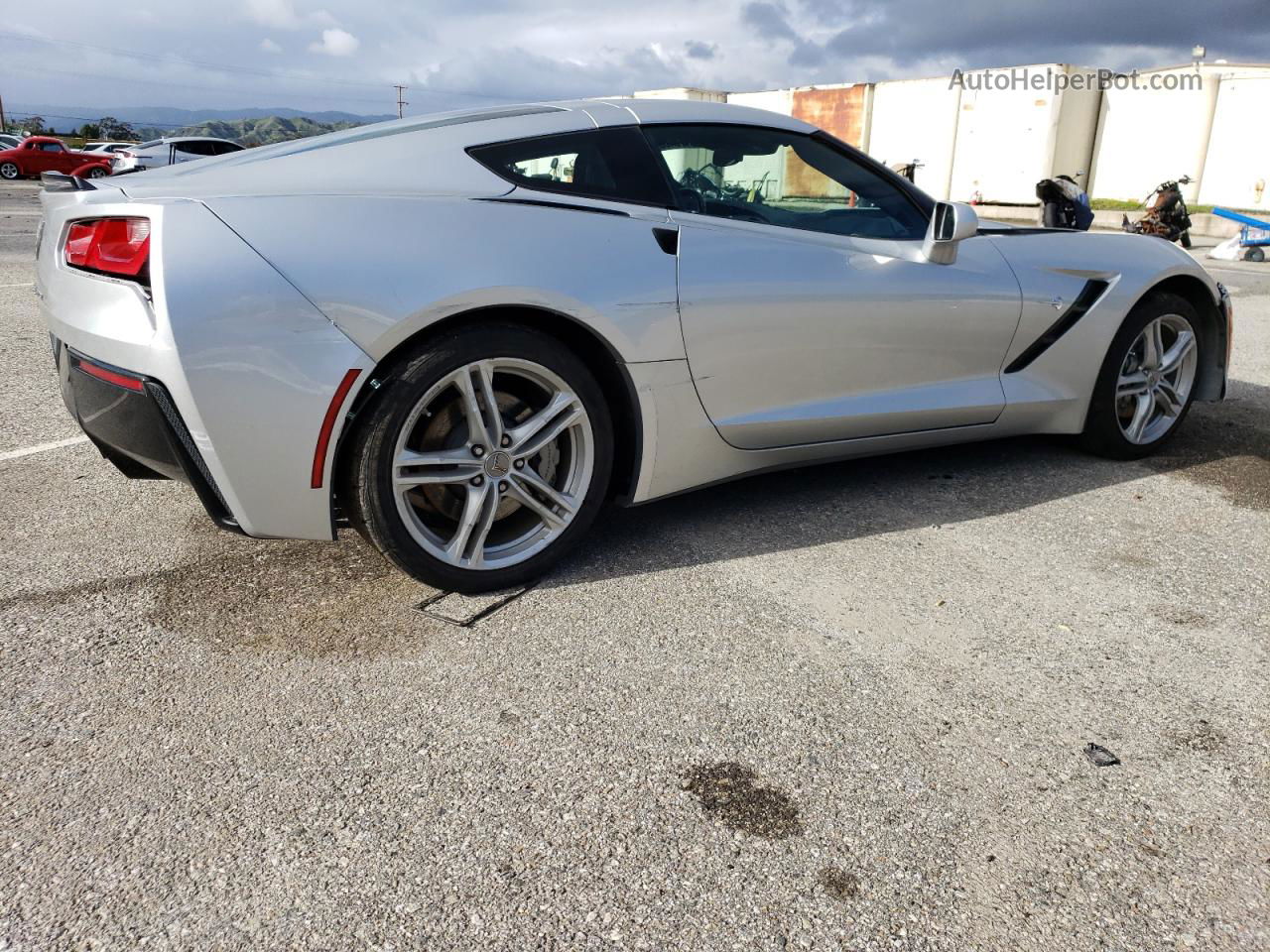 2017 Chevrolet Corvette Stingray 3lt Silver vin: 1G1YF2D78H5114422