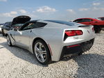 2017 Chevrolet Corvette Stingray 3lt Silver vin: 1G1YF2D78H5115313