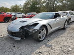 2017 Chevrolet Corvette Stingray 3lt Silver vin: 1G1YF2D78H5115313