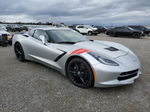 2017 Chevrolet Corvette Stingray 3lt Silver vin: 1G1YF2D79H5114395