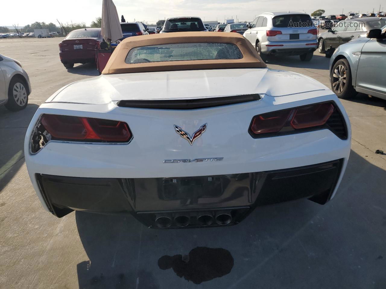 2017 Chevrolet Corvette Stingray 3lt White vin: 1G1YF3D77H5106107