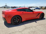 2017 Chevrolet Corvette Stingray Z51 1lt Red vin: 1G1YH2D73H5109753