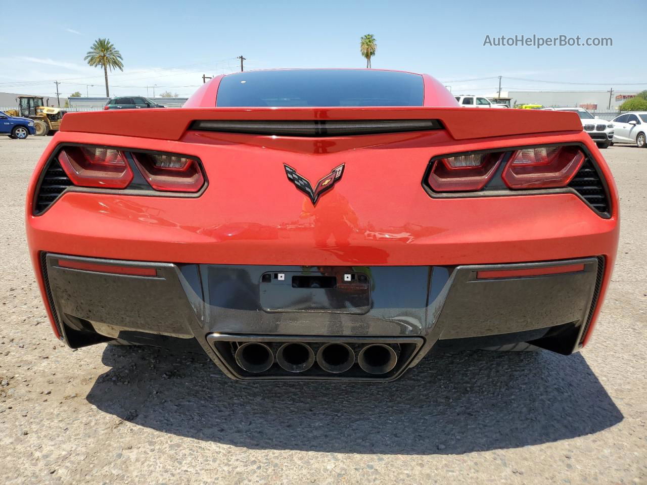 2017 Chevrolet Corvette Stingray Z51 1lt Red vin: 1G1YH2D73H5109753