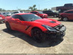 2017 Chevrolet Corvette Z51 1lt Red vin: 1G1YH2D77H5118892