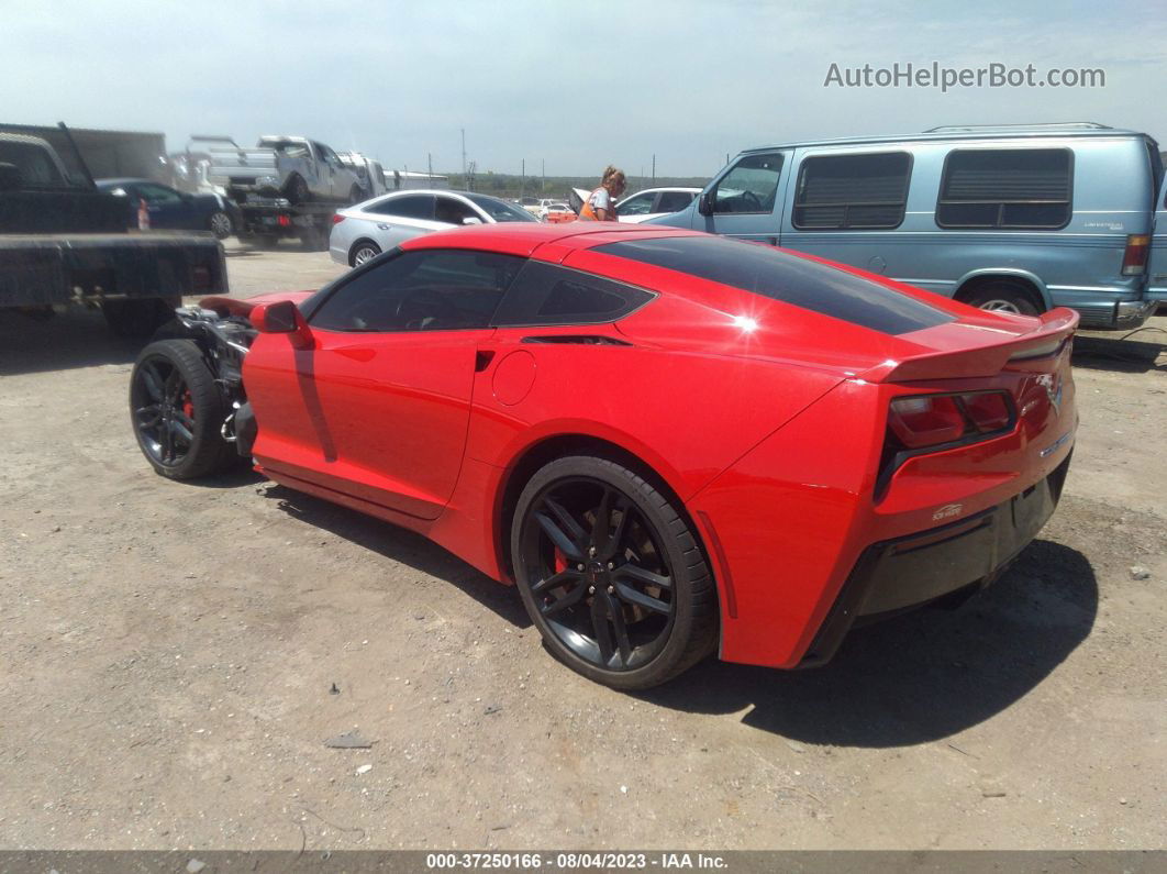 2017 Chevrolet Corvette Z51 1lt Red vin: 1G1YH2D77H5118892