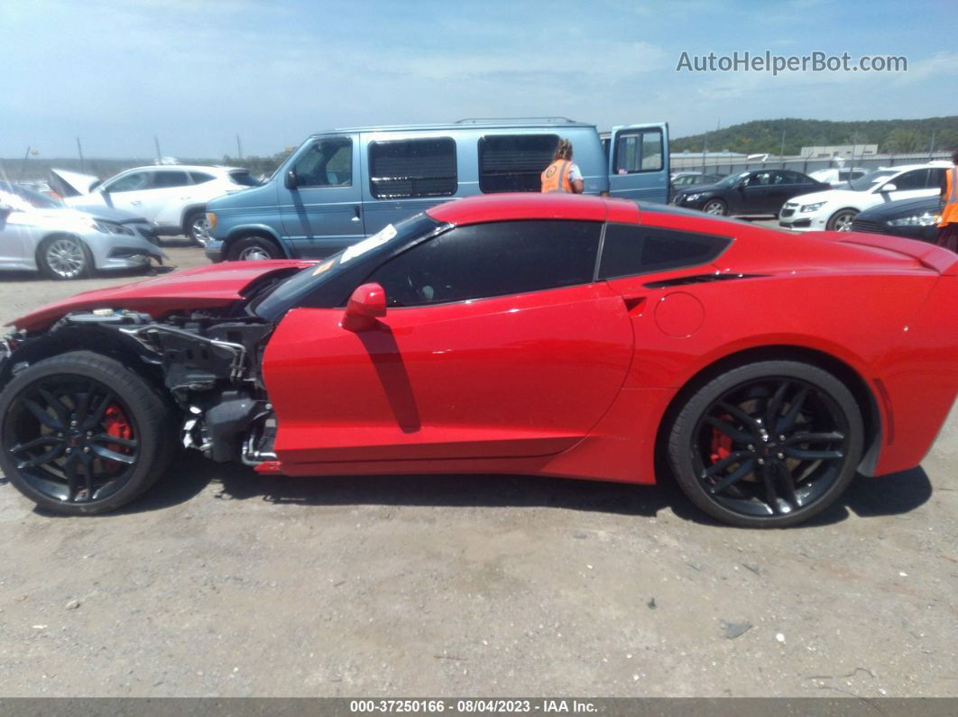 2017 Chevrolet Corvette Z51 1lt Red vin: 1G1YH2D77H5118892