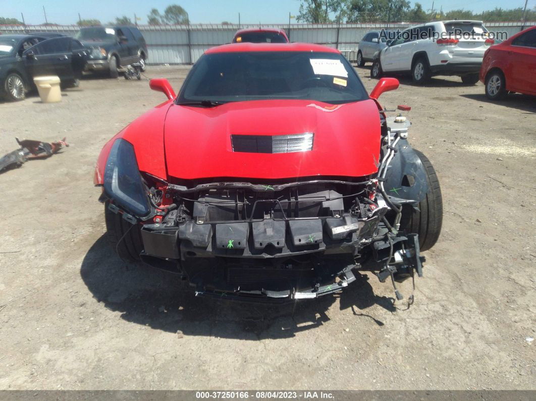 2017 Chevrolet Corvette Z51 1lt Red vin: 1G1YH2D77H5118892