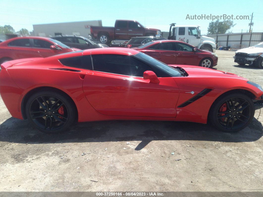 2017 Chevrolet Corvette Z51 1lt Red vin: 1G1YH2D77H5118892