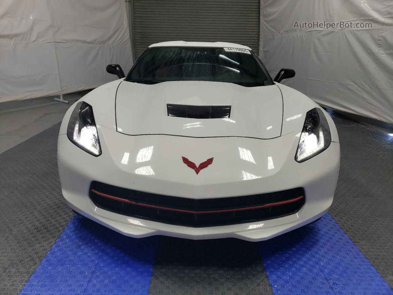 2017 Chevrolet Corvette Stingray Z51 1lt White vin: 1G1YH2D78H5105245