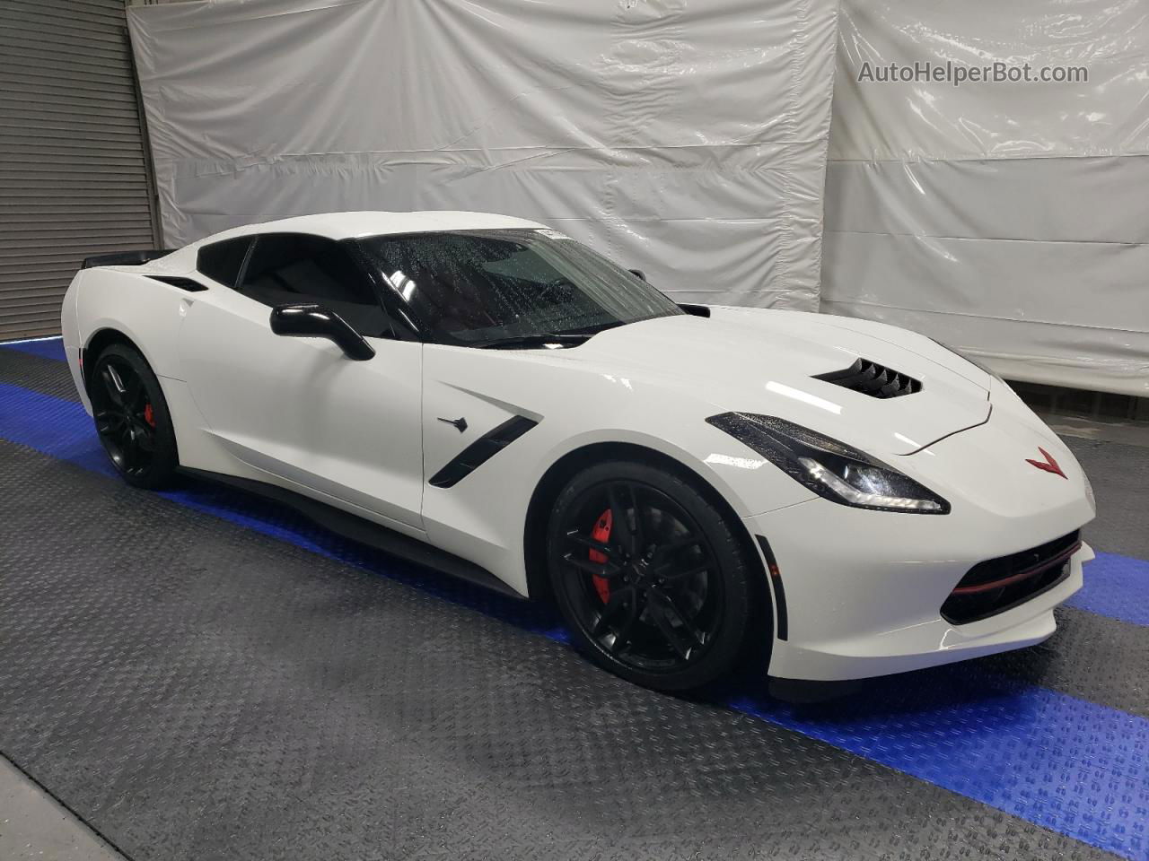 2017 Chevrolet Corvette Stingray Z51 1lt Белый vin: 1G1YH2D78H5105245