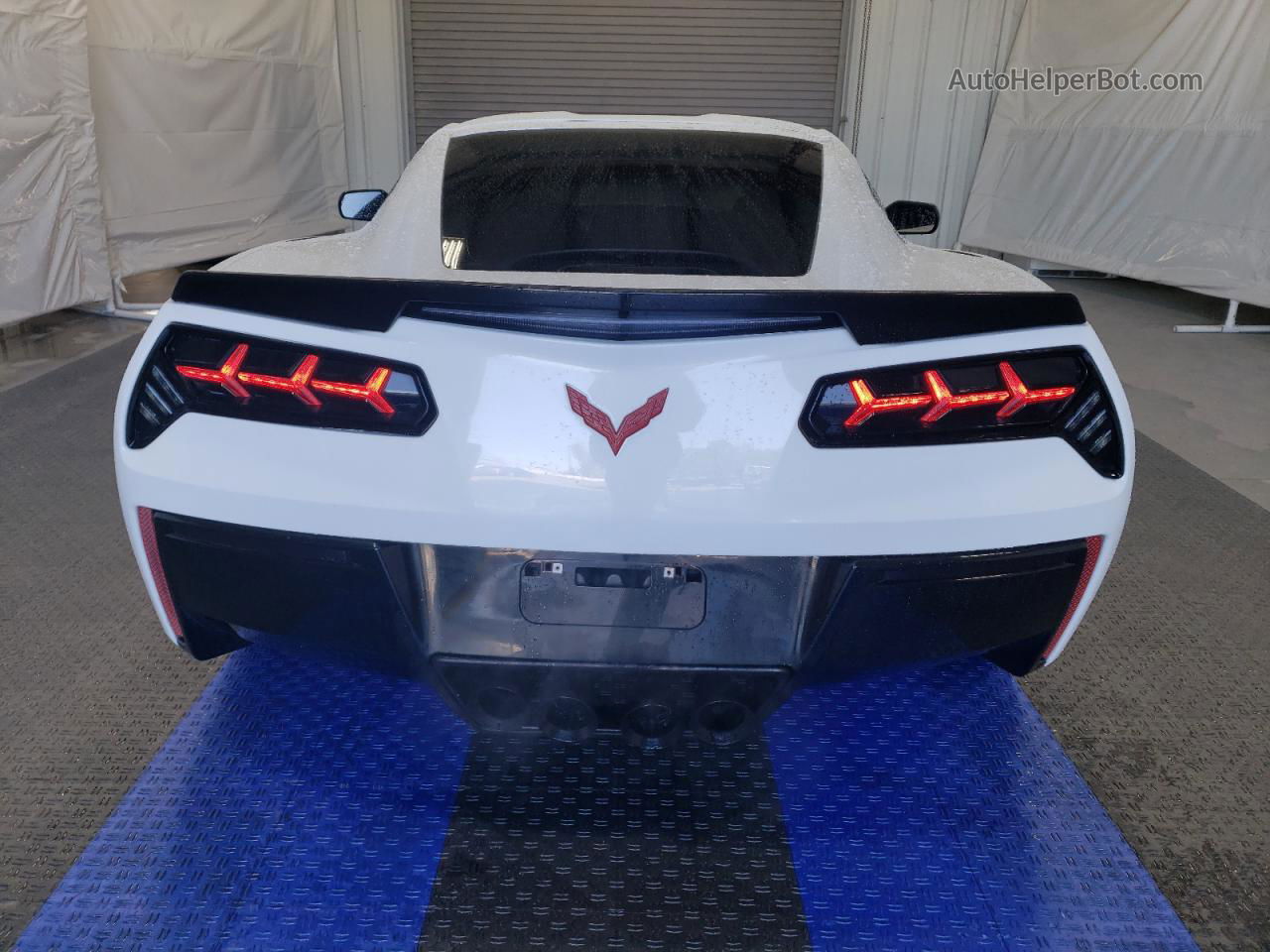 2017 Chevrolet Corvette Stingray Z51 1lt White vin: 1G1YH2D78H5105245