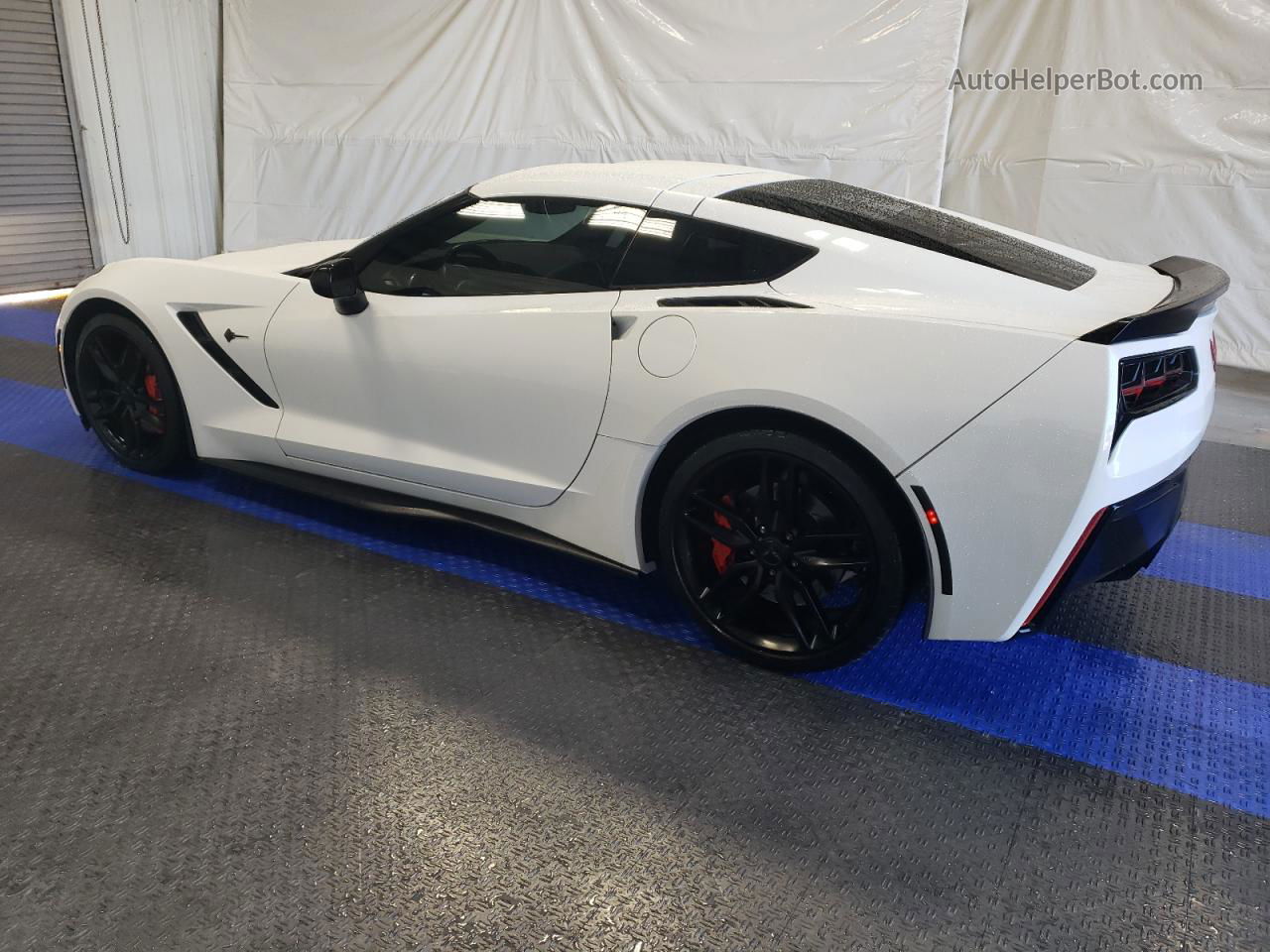 2017 Chevrolet Corvette Stingray Z51 1lt White vin: 1G1YH2D78H5105245