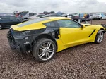 2017 Chevrolet Corvette Stingray Z51 1lt Yellow vin: 1G1YH2D7XH5102363