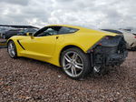 2017 Chevrolet Corvette Stingray Z51 1lt Yellow vin: 1G1YH2D7XH5102363