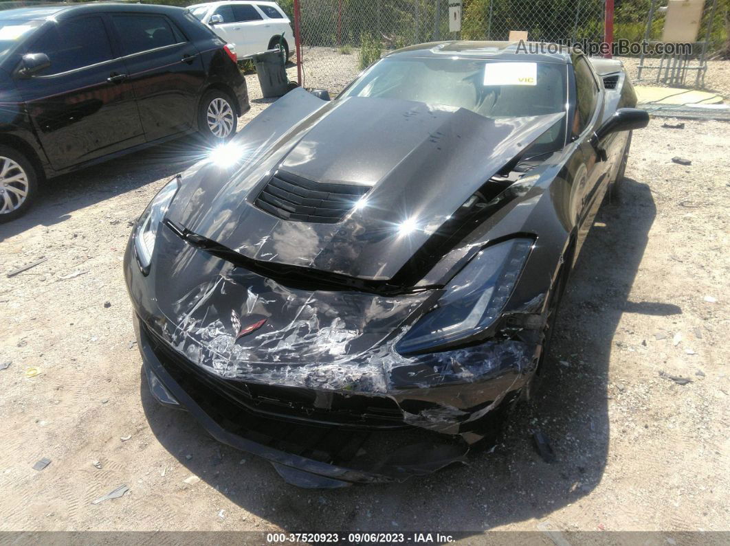 2017 Chevrolet Corvette Z51 1lt Black vin: 1G1YH2D7XH5123777