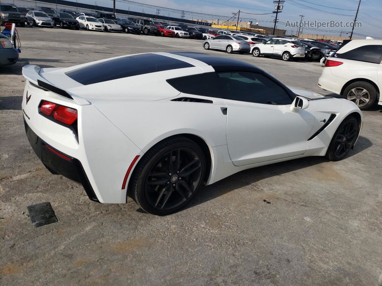 2017 Chevrolet Corvette Stingray Z51 2lt White vin: 1G1YJ2D79H5121040