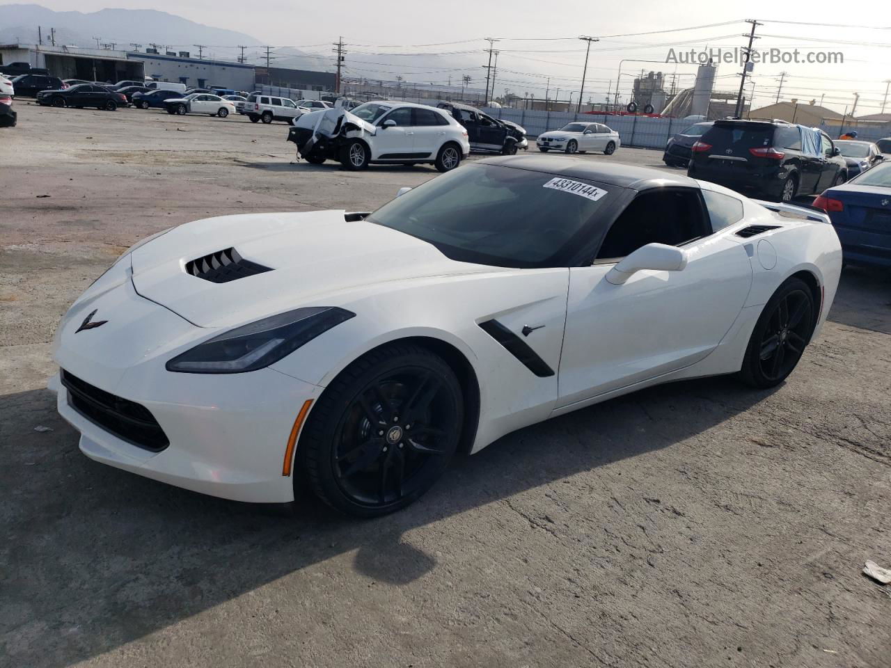 2017 Chevrolet Corvette Stingray Z51 2lt White vin: 1G1YJ2D79H5121040