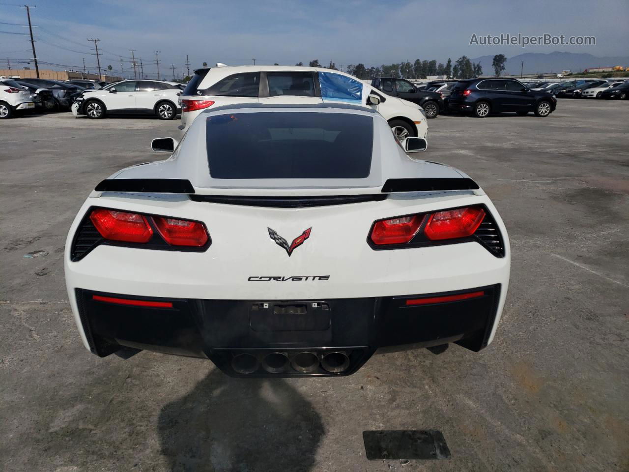 2017 Chevrolet Corvette Stingray Z51 2lt White vin: 1G1YJ2D79H5121040