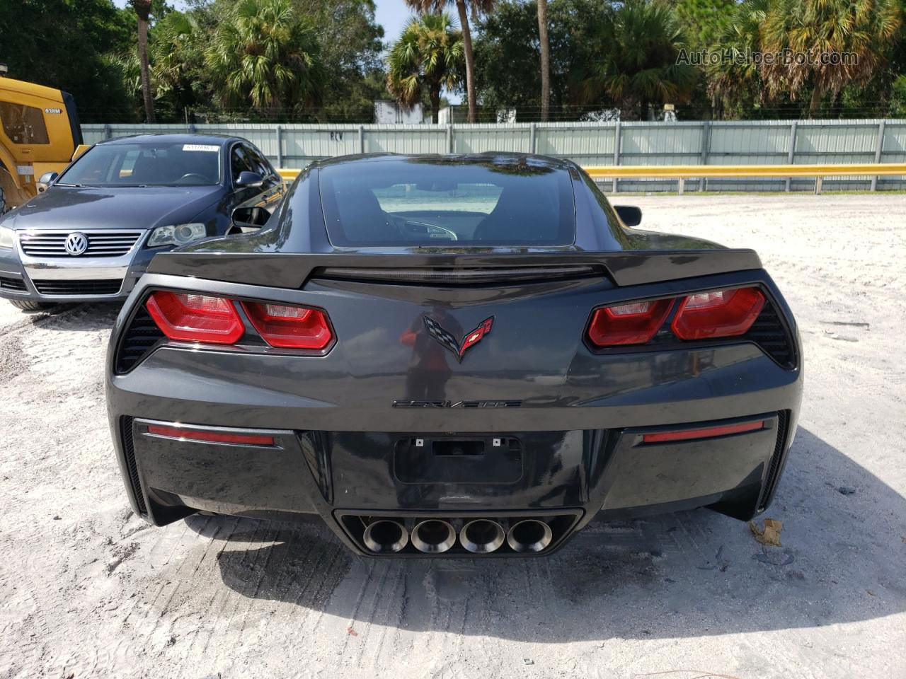 2017 Chevrolet Corvette Stingray Z51 2lt Gray vin: 1G1YK2D70H5118721