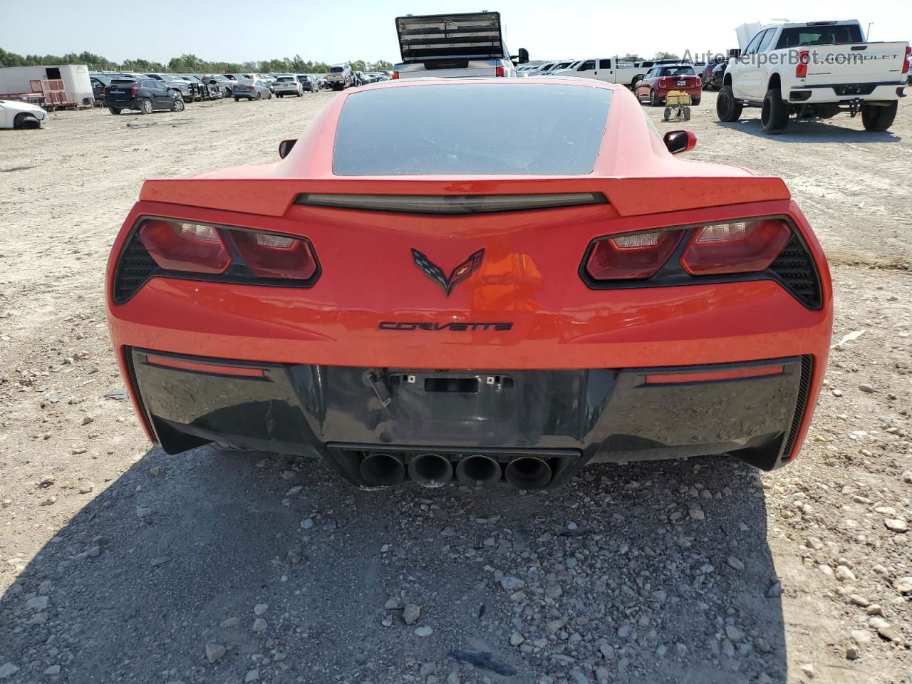 2017 Chevrolet Corvette Stingray Z51 2lt Red vin: 1G1YK2D77H5120031