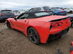 2017 Chevrolet Corvette Stingray Z51 2lt Red vin: 1G1YK3D72H5121674