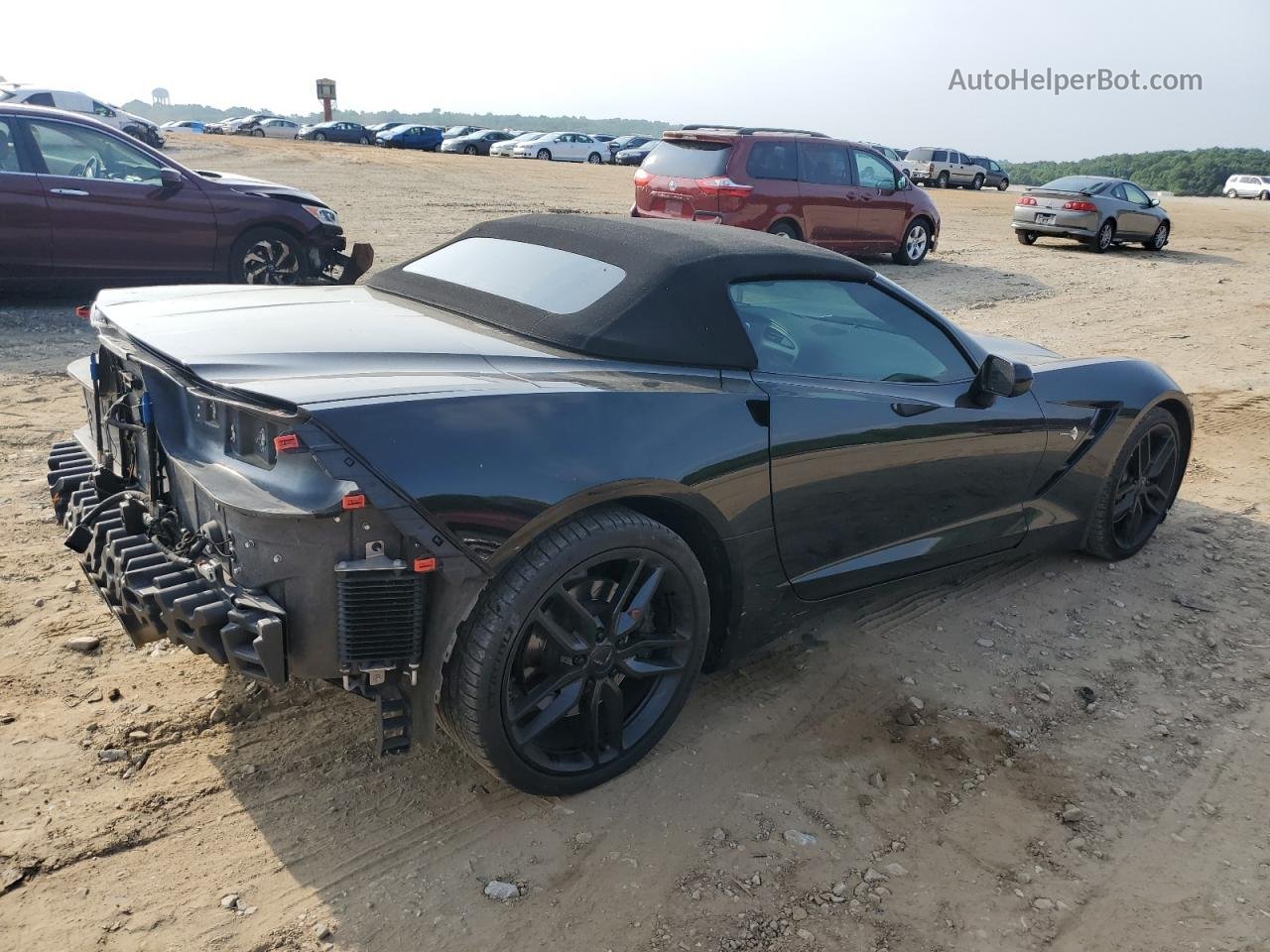 2017 Chevrolet Corvette Stingray Z51 2lt Black vin: 1G1YK3D75H5117859