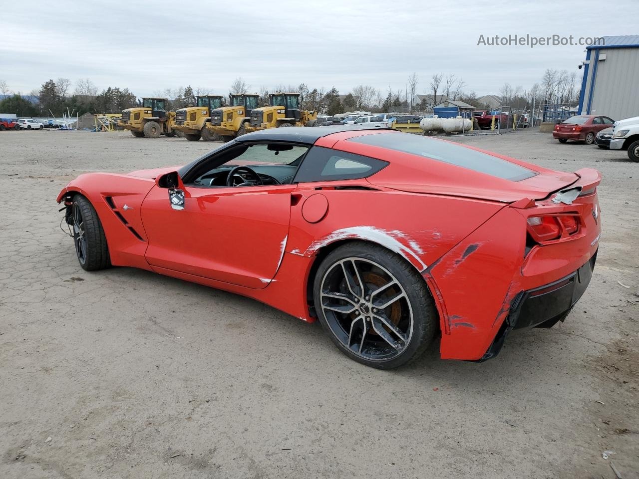 2017 Chevrolet Corvette Stingray Z51 3lt Red vin: 1G1YL2D70H5104587