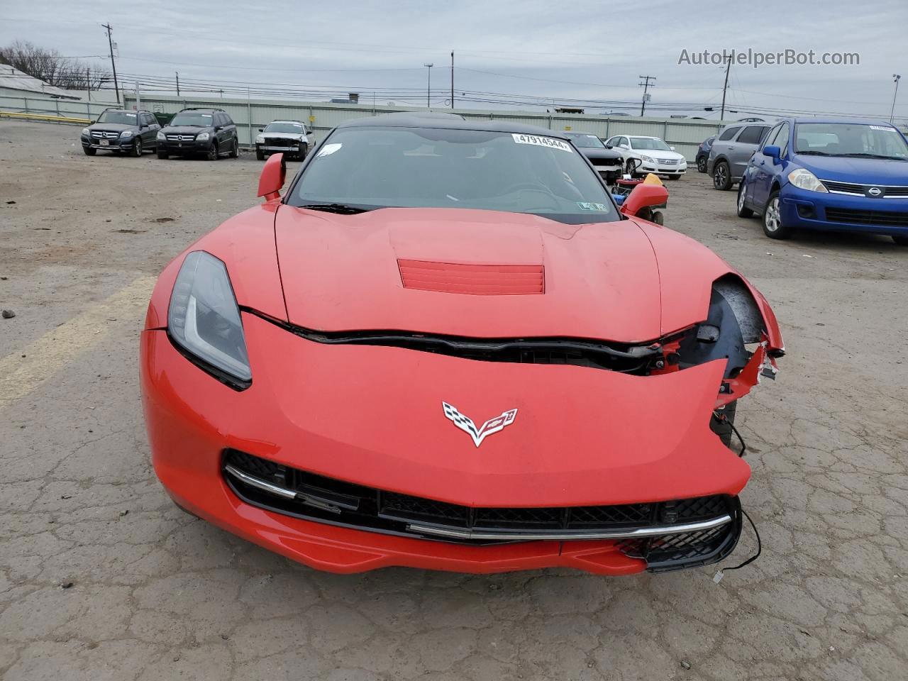 2017 Chevrolet Corvette Stingray Z51 3lt Red vin: 1G1YL2D70H5104587