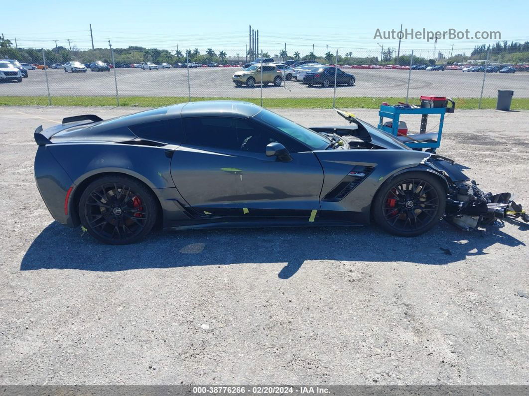 2017 Chevrolet Corvette Z06 Gray vin: 1G1YN2D65H5607064