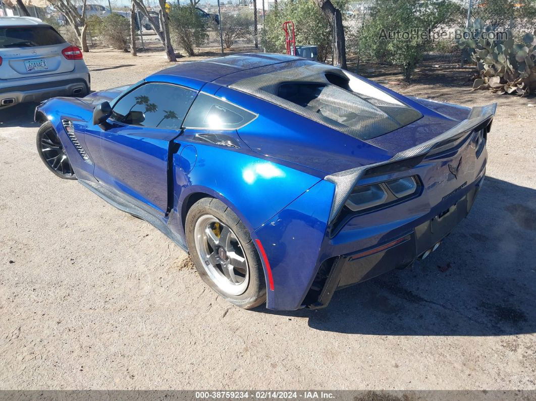 2017 Chevrolet Corvette Z06 Blue vin: 1G1YP2D60H5601845