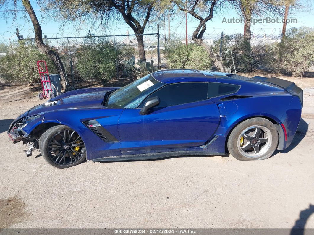 2017 Chevrolet Corvette Z06 Blue vin: 1G1YP2D60H5601845